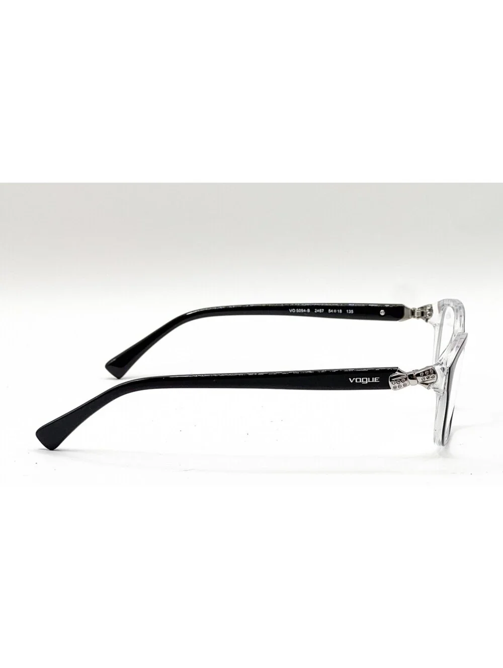 Vogue VO 5094-B 2467 Top Opal Grey/Serigraphy Authentic Eyeglass Frames 54-18